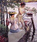 Famous Bathing Paintings - The Bathing Place